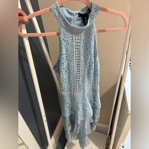 Junior's NWT Aqua Casual Icy Blue Sleeveless Dress Size S